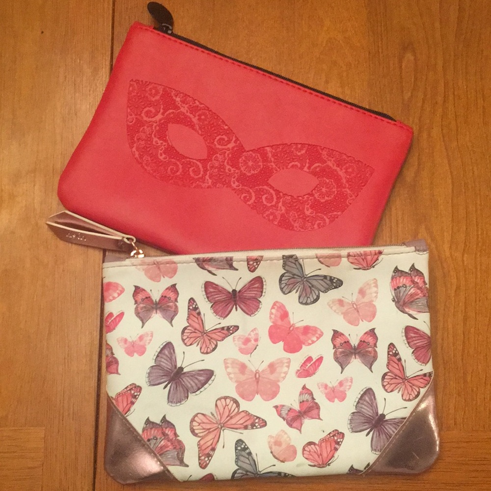 Unused makeup bags